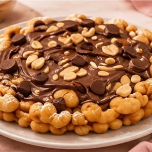 Reese's Lover funnel cake